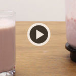 Batido de proteínas casero: fresa y soja Batido de proteínas casero: fresa y soja