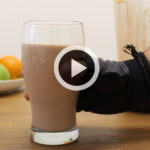 Batido de proteínas casero: galleta y cacao Batido de proteínas casero: galleta y cacao