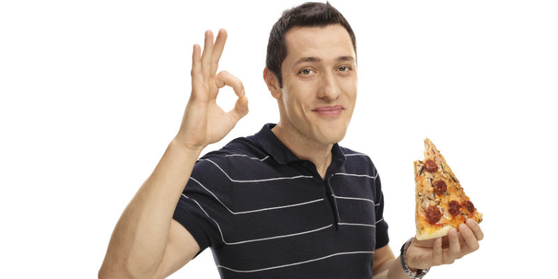 Tomar pizza también es comer sano (iStock)