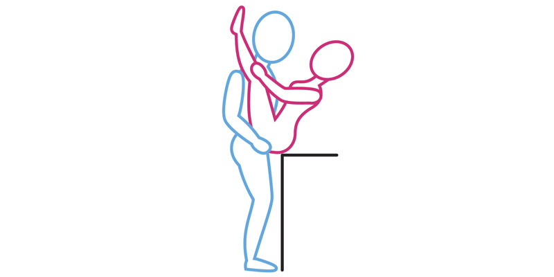 Si ves que estás cansado puedes apoyarte en el borde (iStock)