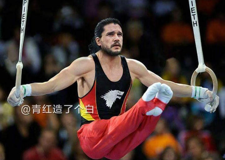 Jon Snow es otro gimnasta de nivel