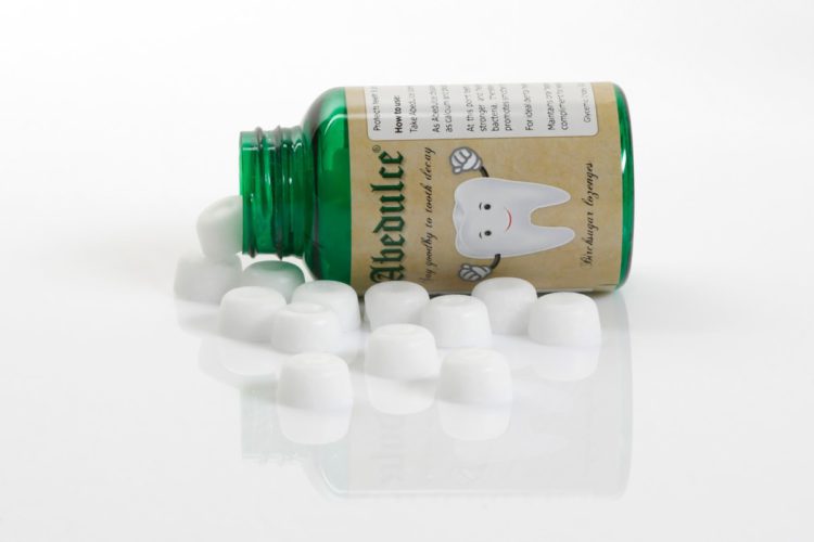 Azúcar de abedul en formato de caramelo alcalinizante