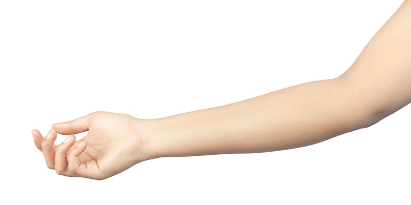 También en el interior del brazo hay puntos de presión (iStock)