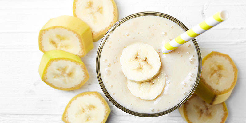Un batido de platanos (iStock)