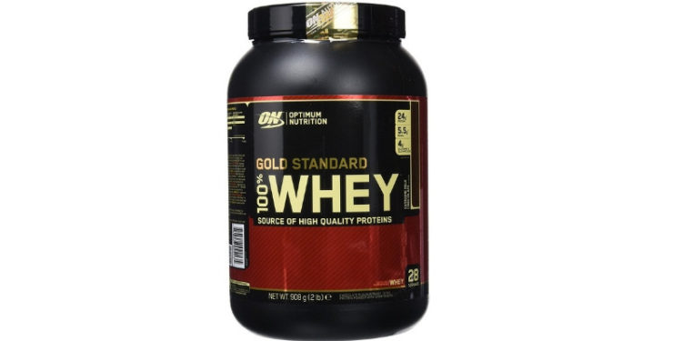 Optimum Nutrition Gold Standard 100% Whey Proteína en Polvo, Extremo Chocolate con leche - 908 g (Amazon)
