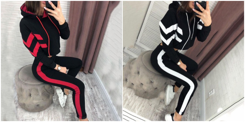 Tendencia absoluta con la franja lateral en las prendas (Aliexpress). Referencia: 4000525599083/ Precio: 6,83-6,85 euros.