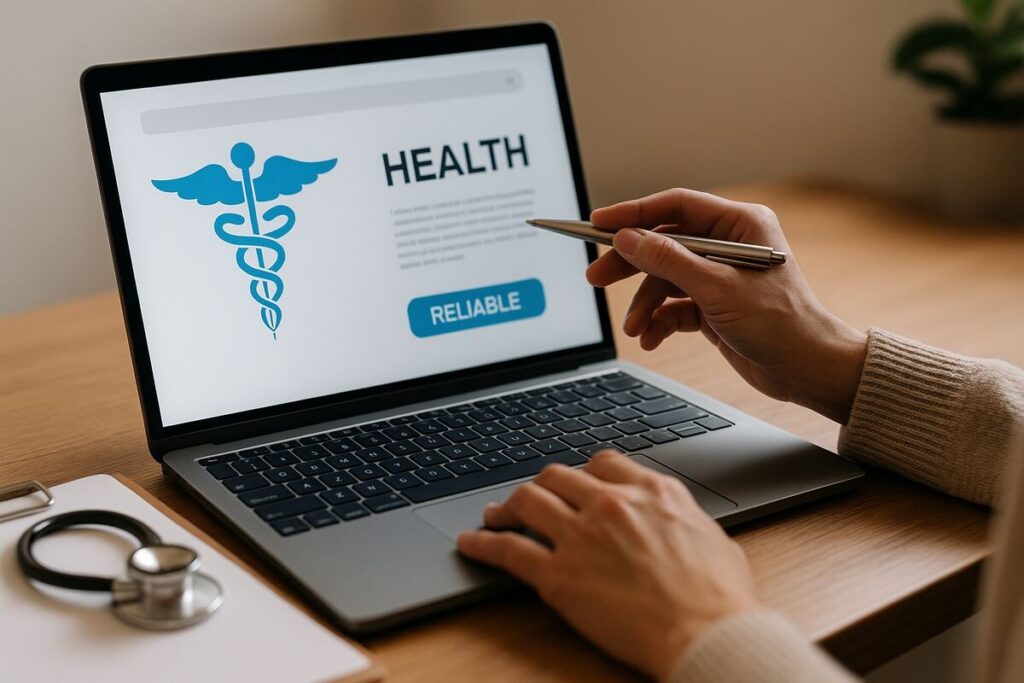 Cómo identificar fuentes fiables de información en salud online