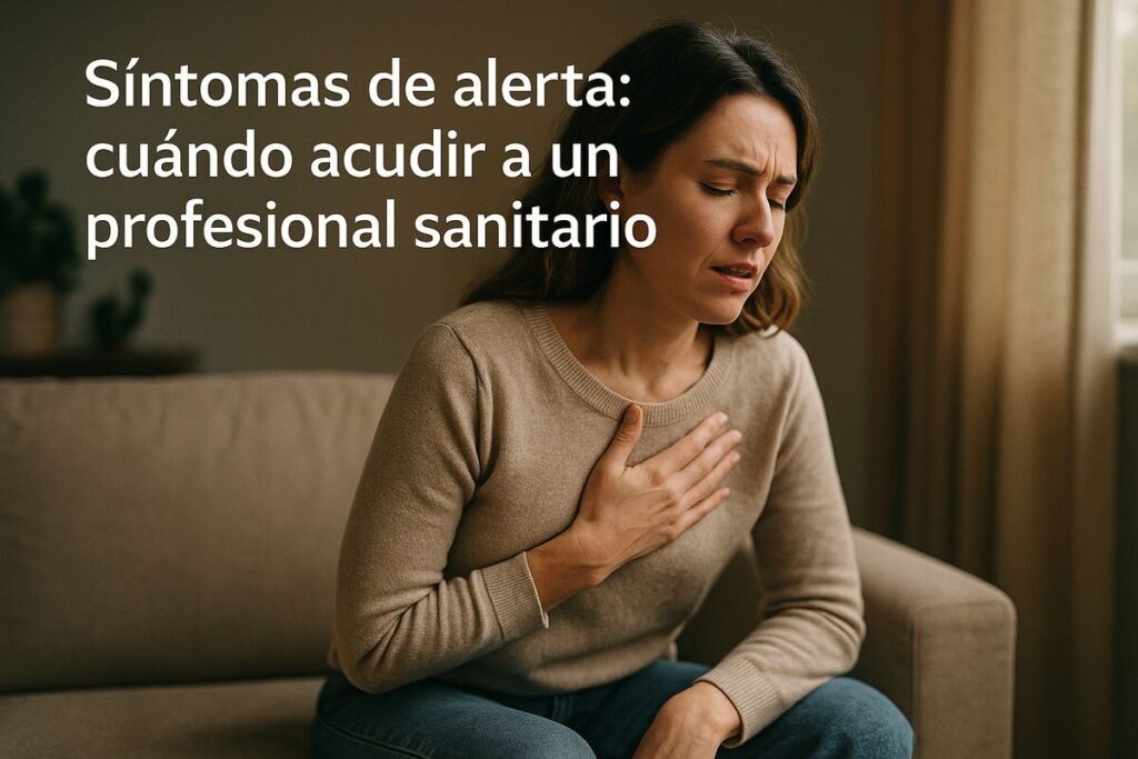 Síntomas de alerta: cuándo acudir a un profesional sanitario